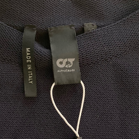 AlphaTauri 3D Knit Short Sleeve Luxury Shirt NWT Men’s Made in Italy - Picture 7 of 11